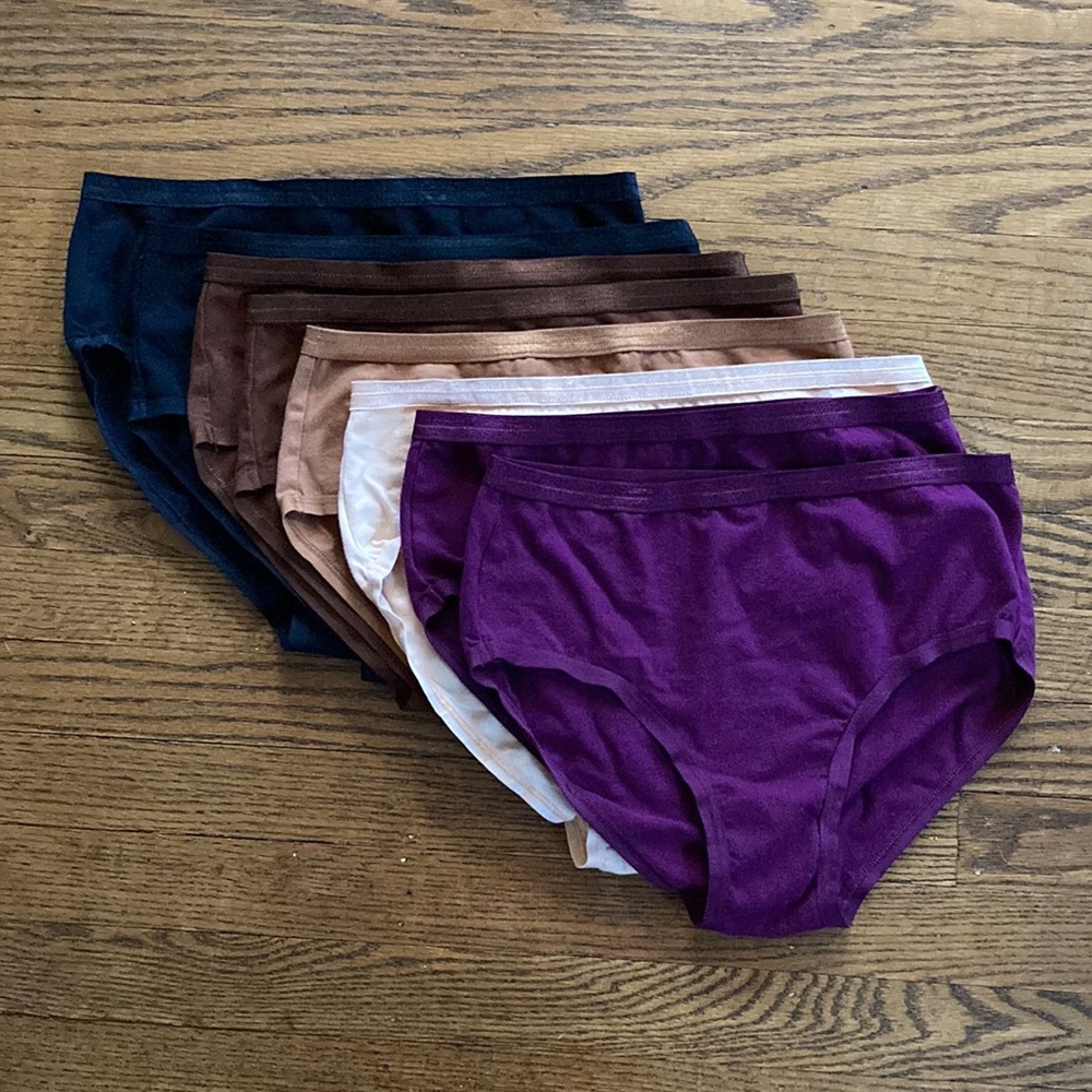 Lot of 8 Knickey Mid-rise Briefs